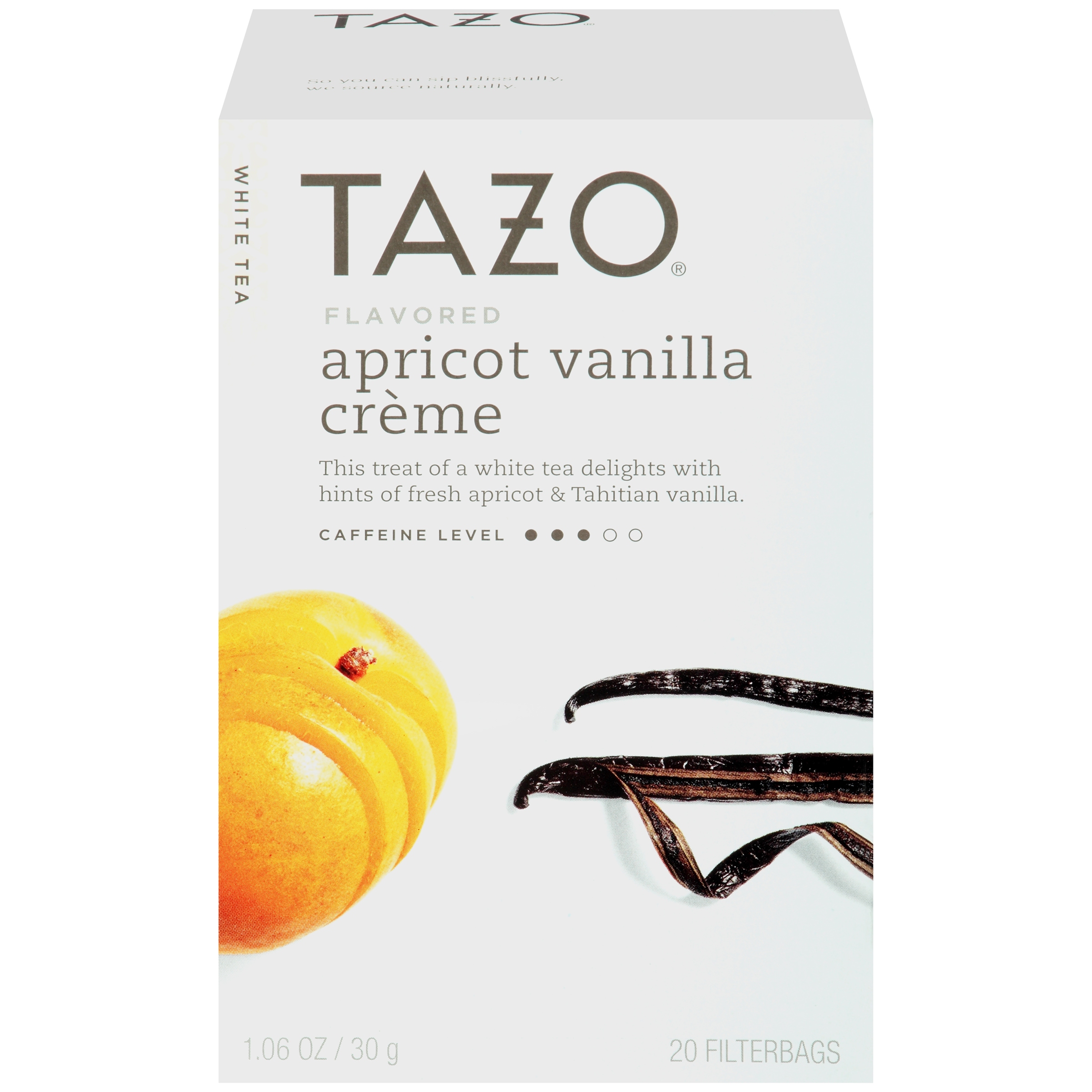 Tazo Apricot Vanilla Crème Flavored White Tea, 20 Count - image 3 of 3