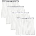 thumbnail image 1 of Calzoncillos tipo bóxer Beverly Hills Polo Club, paquete de 4, blancos, 2XL, 1 of 3