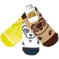 thumbnail image 1 of Animal Crossing Isabelle, Tom Nook & Kk Slider Chaussettes à la Cheville, Lot de 3, 1 of 1