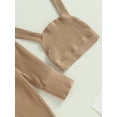 thumbnail image 5 of Bagilaanoe Newborn Baby Girl Boys Jumpsuit Long Sleeve Bodysuit + Hat 3M 6M 12M 18M Infant Zip Up Ribbed One Piece Romper, 5 of 8