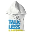 thumbnail image 6 of Talk Less Listen More Inspirational Zip Up Hoodie Men's Women's Brisco Brands S, 6 of 8