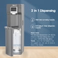 thumbnail image 3 of VECYS 3 5 gal Bottom Loading Cold Water Cooler with Ice Supply, 18LBS Daily Ice Making，Dark Grey, 3 of 7