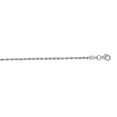 thumbnail image 2 of 14K White Gold 24in 2mm Solid Diamond Cut Rope Chain with Lobster Clasp, 2 of 4