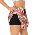 thumbnail image 2 of Disketp Tomatoes Print Women's Shorts Workout Shorts for Athletic Gym Running Shorts with Phone Pockets XX-Large, 2 of 8