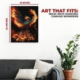 thumbnail image 3 of Rising Pheonix Canvas Wall Art by Mavis Print- 18X24 inches Bird Wall Decor | HD Printed & Wooden framed wall art | Modern Wall Decor for Gift | Made in USA, 3 of 5