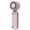 Pink, variant on Foldable Handheld Portable Turbo Fan 4000mAh Battery Rechargeable Fan 5 Gear Wind W/ Ice Cooling & LED Display for Beach Vacation Cooking Office Travel Camping (White)
