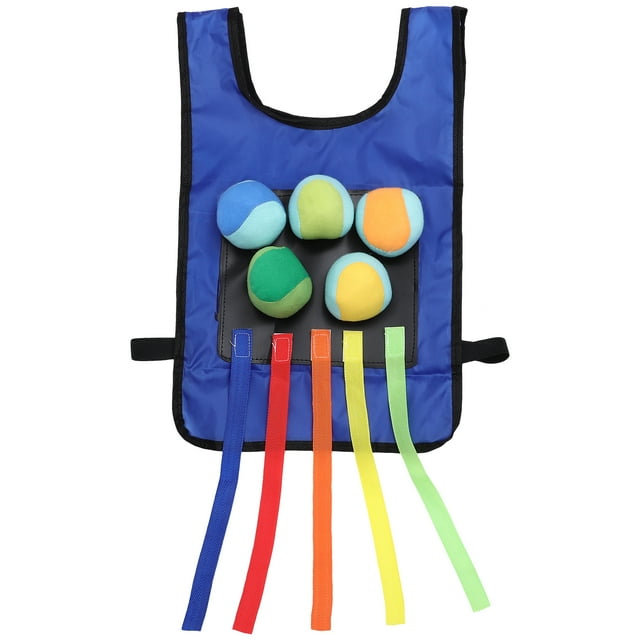 MasteelfCA 1 Set of Lightweight Toss Ball Adorable Sticky Vest Tail Design Throwing Toys