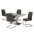 thumbnail image 2 of Fabiano 5-Piece Dining Set, Grey, 2 of 2