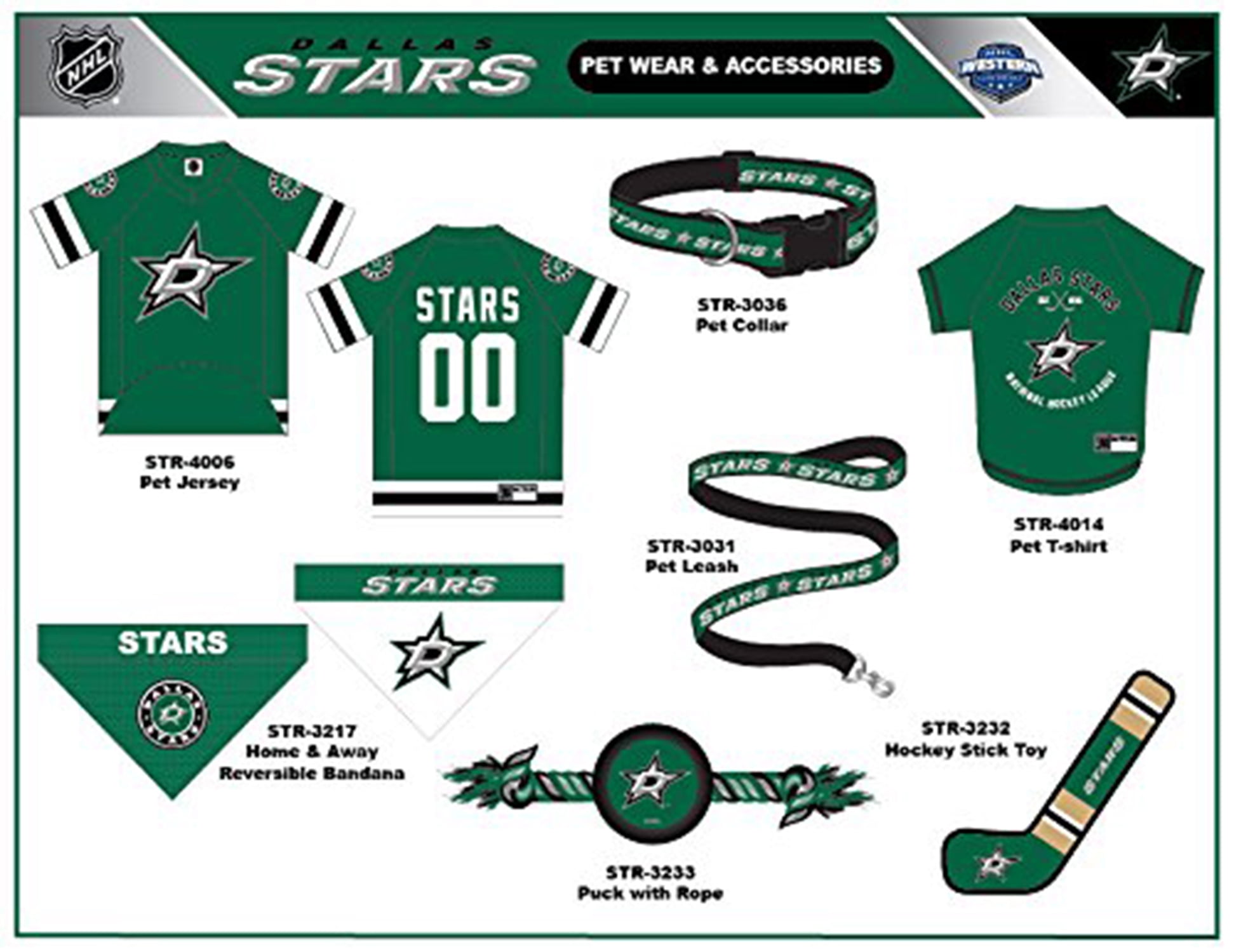Pets First NHL Dallas Stars Leash! Licensed, Heavy-duty, Strong, Durable Leash for Dogs, Cats