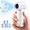 White, variant on Portable Handheld Fan,18500RPM High Velocity 3000mAh, LED Display 5 Speeds USB-C Rechargeable Turbo Pocket Fan, Personal Mini Cooler for Travel