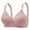 Pink, variant on Inleife Women Everyday Bras Woman Color Thin And Steel Hoop Gathered Breathable Underwear For Daily Bras