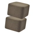 thumbnail image 3 of de de reposapiés de súper suaves y cómodas con forma cuadrada, cuadradas para taburetes, funda , café, Baoblaze Taburetes cuadrados, 3 of 5