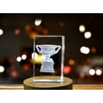 thumbnail image 3 of Australian Open Crystal Trophy Keepsake Fun Sports Gift for Tennis Fans, 3 of 6