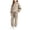 Khaki, variant on BXJX Girls Outfit Sets Size 10-12, Long Sleeve Outdoor School 2 Piece Hoodies and Joggers Sets