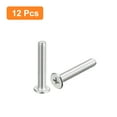 thumbnail image 3 of Unique Bargains M5x0.8x30mm 12Pack Métal Plat Rond Tête Vis Phillips Entraînement Machine Boulon, 3 of 5