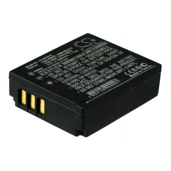 Replacement Battery For Panasonic 3.7v 1000mAh Camera Battery