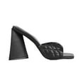 thumbnail image 1 of XY London Womens Maylin Quilted Sculptured Heel High Heels, 1 of 5
