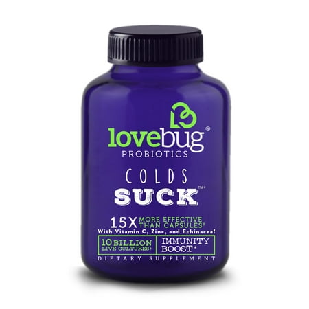LoveBug Probiotics Colds sucent, 5 milliards CFU, 30 Count