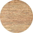 thumbnail image 1 of Ahgly Company Indoor Round Abstract Chocolate Brown Oriental Area Rugs, 8' Round, 1 of 6