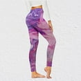 thumbnail image 2 of QATAINLAV Women's Butt Lift Tummy Control Leggings Gym Stretch High Waisted Tight Yoga Pants Trendy Marble Print Legging Trousers Deals Prime Purple XXL, 2 of 7