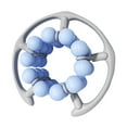 thumbnail image 4 of Rodillo de masaje de 30 ruedas, 360 degree, para masaje de tejido profundo, con abrazadera para piernas, para fascia muscular, para brazos, Azul, 4 of 8