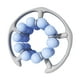 thumbnail image 4 of Rodillo de masaje para piernas, masajeador fascial manual, rodillo anticelulítico, masaje de tejido profundo. Azul, 4 of 9