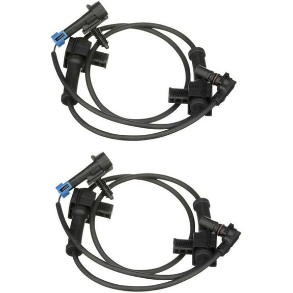 2X Rear Driver Passenger Side ABS Wheel Speed Sensor Compatible With Hummer H3 06-10 H3T 09-10 15271077 15089904 15862988 15822874 ALS1740