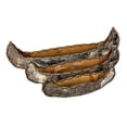 thumbnail image 2 of Zeckos Set of 3 Birch Bark Canoe Statues 36in Rustic Wood Table Shelf Decor, 2 of 12