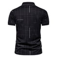 thumbnail image 3 of DDAPJ pyju Men's Polo Shirts 2024, Mens Golf Shirts Short Sleeve Dry Fit Athletic Moisture Wicking Golf Polo Performance Printed Collared Polos Limited Time Deal Black M, 3 of 4