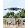 thumbnail image 6 of Arigeas 9ft Outdoor Portable Patio Parasol Umbrella with Push Button Tilt, 8-rib Frame and Crank Handle, 6 of 6