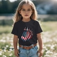 thumbnail image 2 of CONROSES Independence Day Toddler Boys Short Sleeve T Shirts Patriotic Usa Flag Graphic July 4Th T-Shirts Tee Tops, Sizes 2-3 Years, 2 of 6