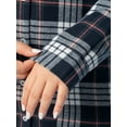 thumbnail image 5 of Fruit of the Loom Women's Beyond Soft Long Sleeve Button Down Flannel Sleepshirt, Sizes S-4X, 5 of 9