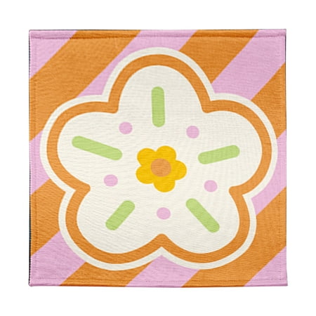 

PUREOY Cooling Seat Cushion Summer Ice Faux Silk Breathable Chair Mat Wear-Resistant Anti-slip Printed Mat for Home Dormitory Living Room Office Bed Sofa