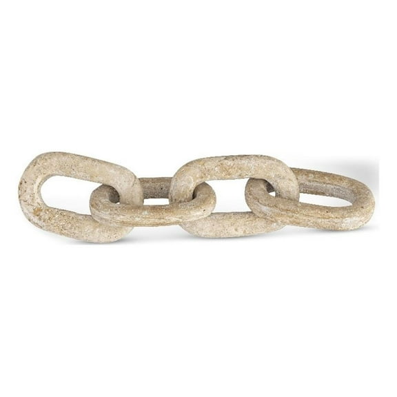 Meridina Furniture Lynx Beige Travertine Decorative Chain Links
