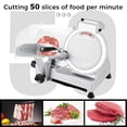 thumbnail image 5 of Garvee Commercial 10" Electric Meat Slicer Blade 240W Deli Food Cheese Cutter Semi-Auto, 5 of 8