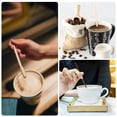 thumbnail image 5 of Wooden Coffee Stir Sticks,100 PCS 5.51 Inch Individually Paper Wrapped Disposable Wooden Stir Sticks, 5 of 5