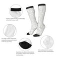 thumbnail image 6 of Lsque Poodle Dog Printed Crew Socks Men's Women's LightWeight Thin Casual Calf Socks ,Knee High Socks,Cotton Socks, 6 of 9