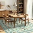 thumbnail image 5 of ZENELESS Machine Washable Rug, 6x9 Foldable Non-Slip Traditional Style Carpet for Living Room Dining Room Bedroom Kitchen Home Office Nursery,Apricot, 5 of 10