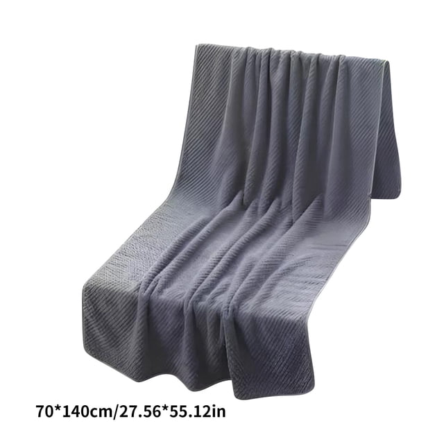 Toalla de baño, toalla corporal, toalla absorbente de secado rápido, suave, de fibra hueca, tacto de algodón, secado rápido, no suelta pelusa. Para el hogar, el baño, el gimnasio, la playa y los