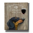 thumbnail image 1 of Epic Graffiti 'Dog Au Vin Dachshund' by Fab Funky, Canvas Wall Art, 26"x30", 1 of 3
