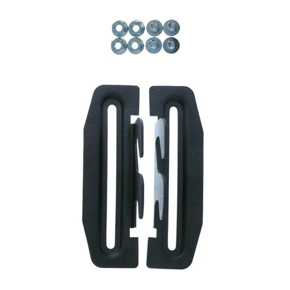 bedCLAW #35 Hook Plate Conversion Adapter Kit for Using a Hook-On Headboard with a Bolt-On Frame, Set of 2