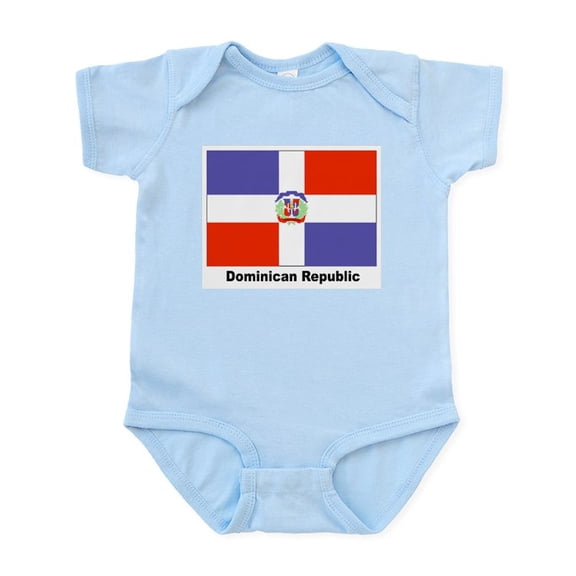CafePress - Dominican Republic Flag Infant Creeper - Baby Light Bodysuit, Size Newborn - 24 Months