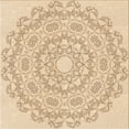 thumbnail image 1 of Ahgly Company Machine Washable Indoor Square Transitional Peru Brown Area Rugs, 6' Square, 1 of 7