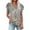 Gray, variant on Fesfesfes Tunic Tops Fashion Womens Summer V-Neck Short Sleeve Print Casual T-shirt Blouse Winter Tops for Women M(US:6)