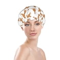 thumbnail image 3 of Kdxio Labrador Retriever Dog Print Shower Cap for Women,Elastic and Reusable,Double Waterproof Layers Bathing Hat, 3 of 9