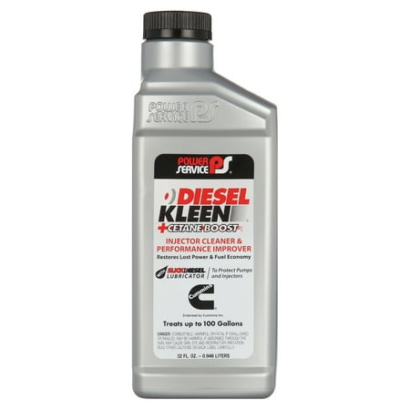 Power Service 32 Ounce 3025 + Cetane Boost Diesel Kleen Fuel Additive 32 Oz