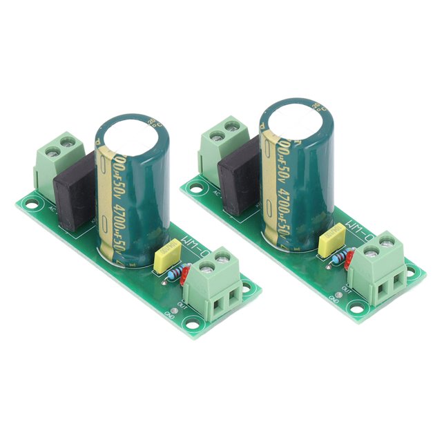 Placa reguladora de Voltaje Sincero 2 piezas Módulo de fuente de alimentación de Voltaje ajustable Filtro de alta potencia CA 40 V