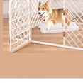 thumbnail image 5 of Pet Cage Pet Crate Pet Cage Multipurpose Portable  Sturdy Washable Dog Crate For Small Medium Dogs Pure White Small Complete Set Approx. 90x90x60cm / 35.4x35.4x23.6in, 5 of 5