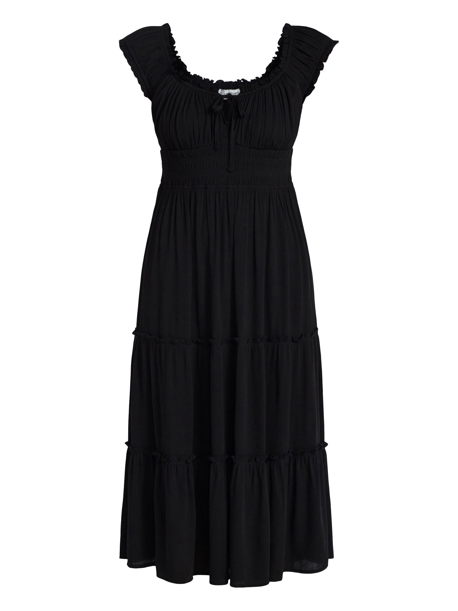 No Boundaries Puff Sleeve Midi Dress, Women’s XXS-XXL