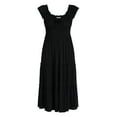 thumbnail image 4 of No Boundaries Puff Sleeve Midi Dress, Women’s XXS-XXL, 4 of 4